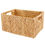 Thumbnail: NaturallYours Brown Water Hycinth Medium Storage and Gift Basket NYSK21BSB39H20