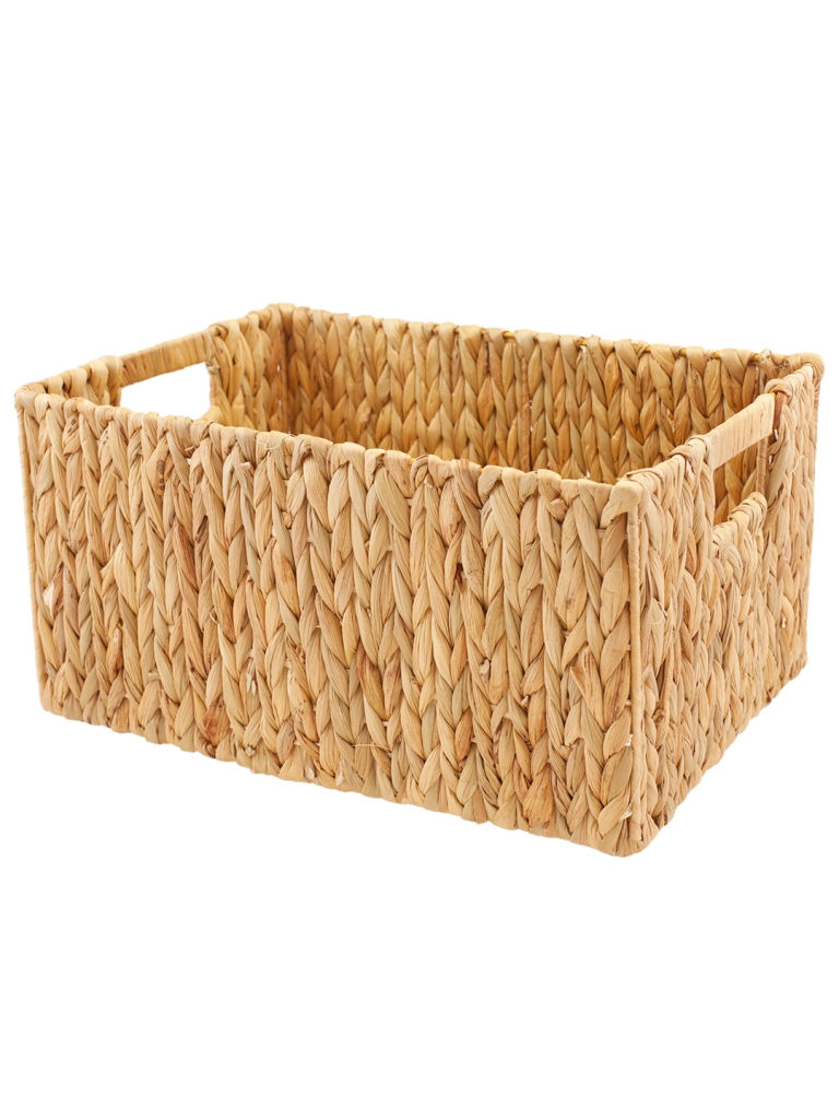 Thumbnail: NaturallYours Brown Water Hycinth Medium Storage and Gift Basket NYSK21BSB39H20