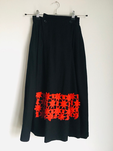 Comme des Garçons Wool Gaba Flare Skirt Comme Des Garcons Wool Gaba Flare Skirt | eBay