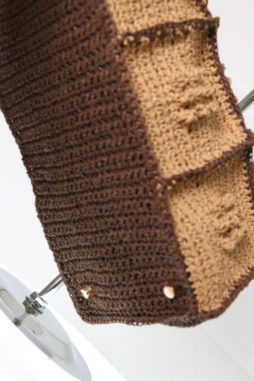 Miniature : Sac Flavia fait main — détail des finitions crochet