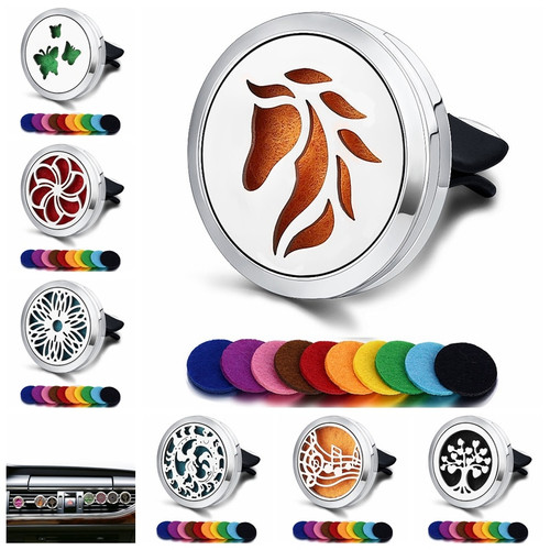 Refillable Car Air Freshener Smell Perfume Diffuser Cartouna