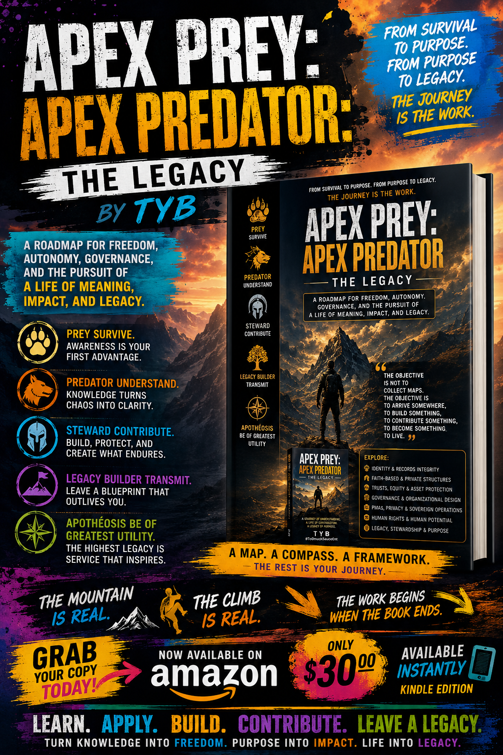 Approved Apex Prey: Apex Predator — The Legacy book graphic