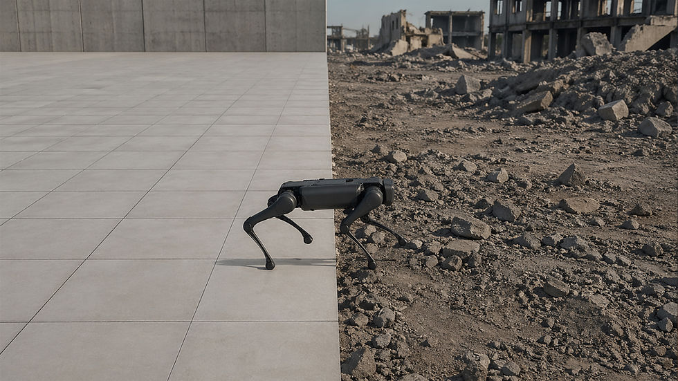 AI falling in real world conditions