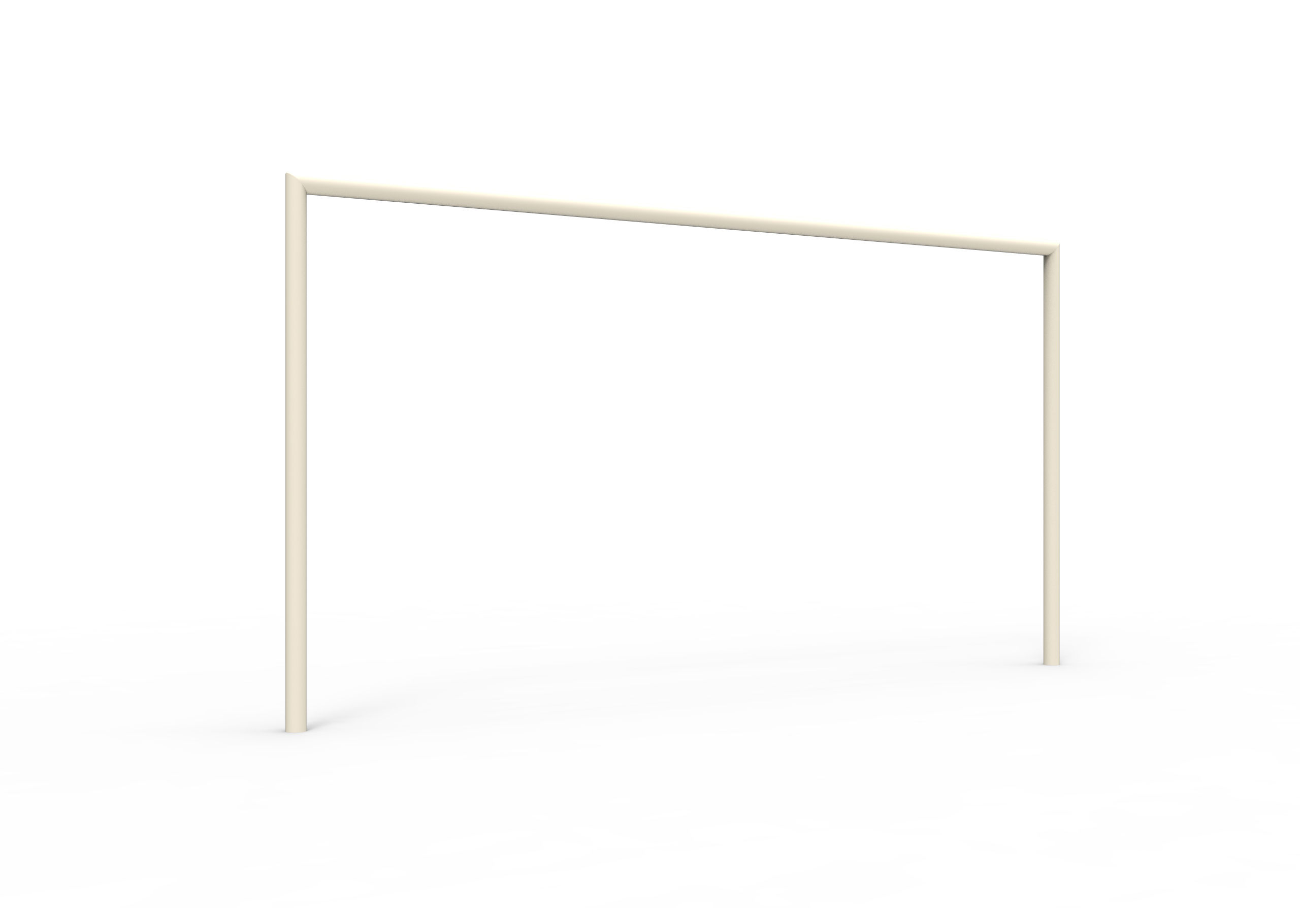 BUTS FOOTBALL À 8 JOUEURS 3 x 2 m - ALUMINIUM MARACANA Ø 102 mm - À SCELLER -