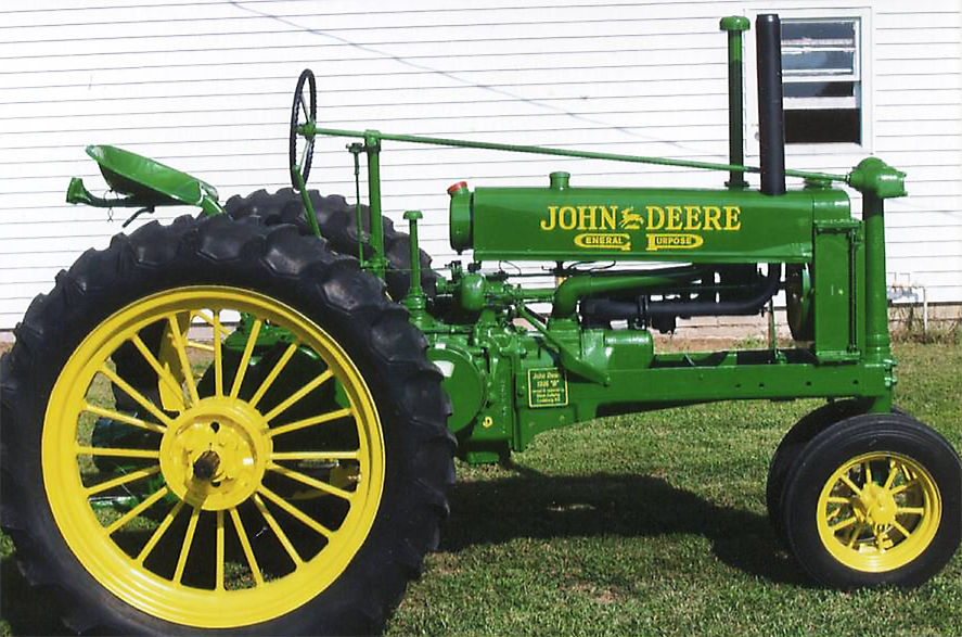 Thumbnail: 1937 Unstyled John Deere Model B - Tricycle