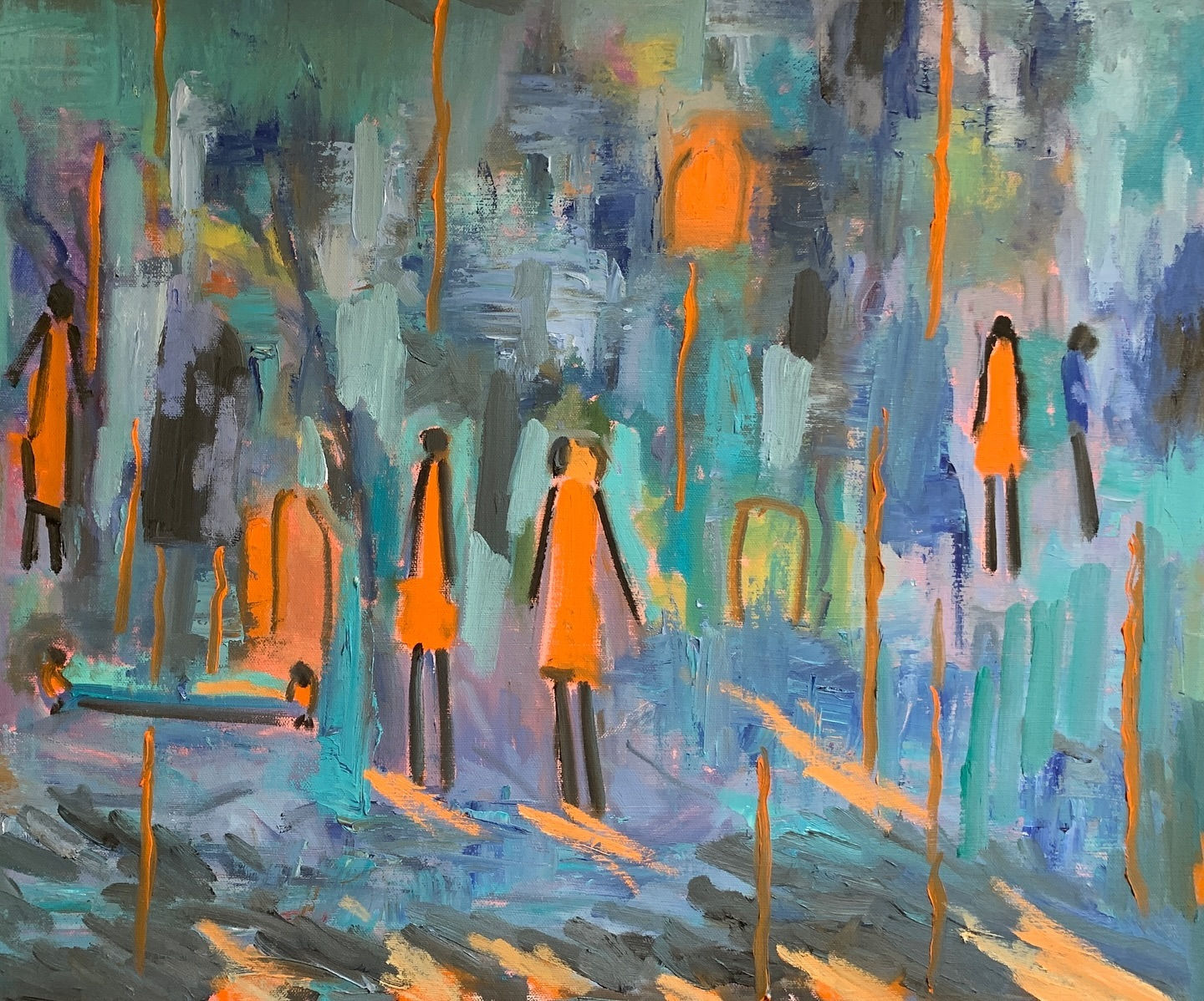 Morning walk in the park