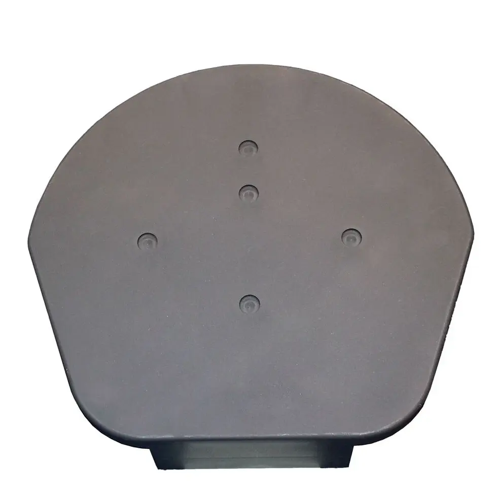 Thumbnail: Universal Dry Verge Ridge Cap Round - Grey