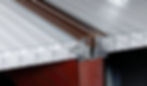 Brown Rafter Supported Glazing Bar