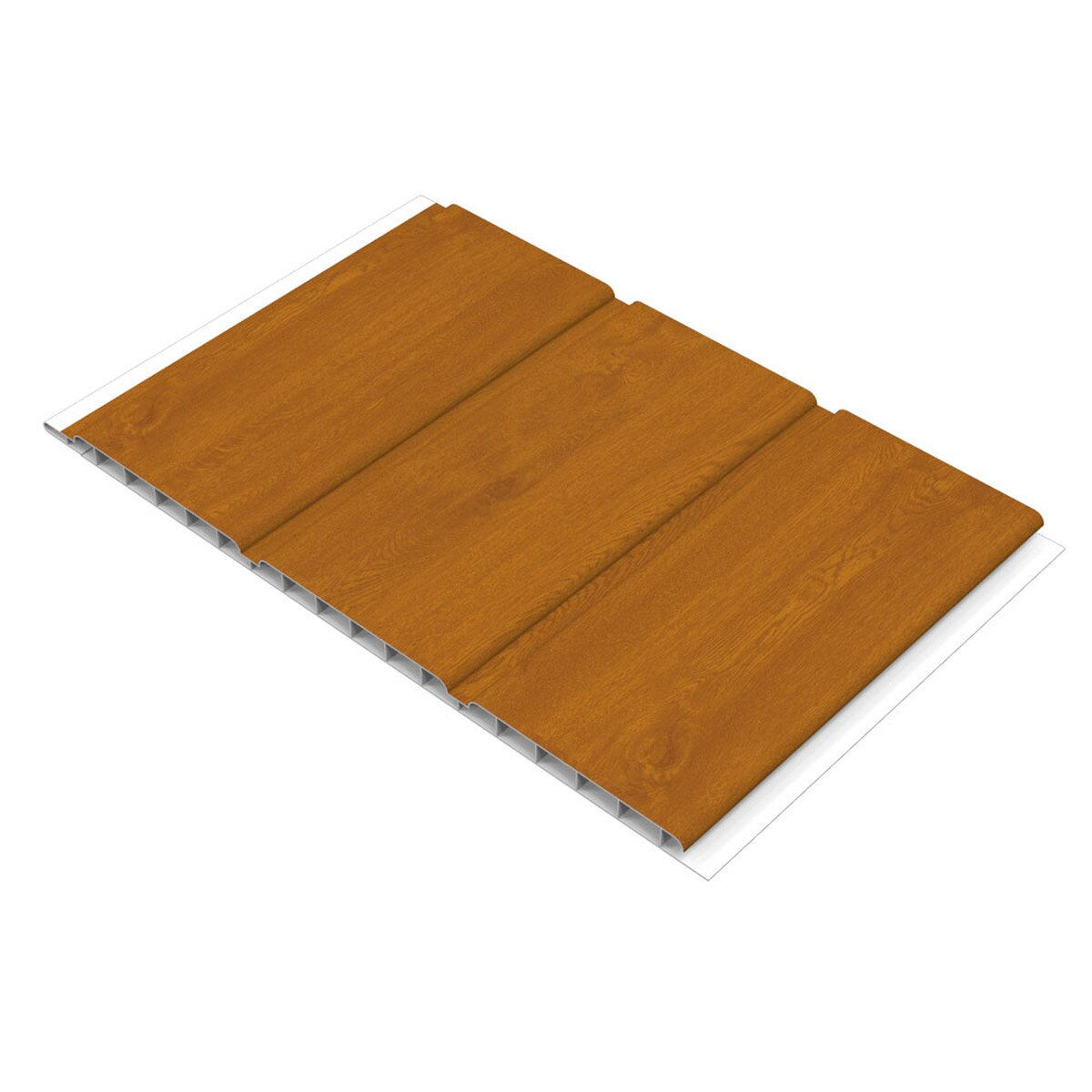 Golden Oak 300mm Hollow Soffit Board