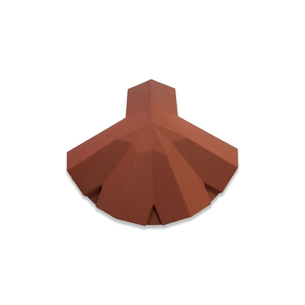 Metrotile 5 Way Junction antique red