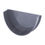 Thumbnail: Grey Aquaflow Deepflow Gutter Internal Stop-End – 114mm uPVC