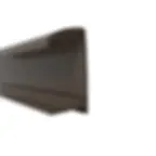 Sheet closure to protect polycarbonate sheeting Brown