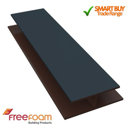 Anthracite Grey Soffit Joint (H) Trim 5m smart buy
