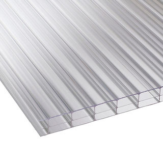Triple Wall Polycarbonate 16mm Clear