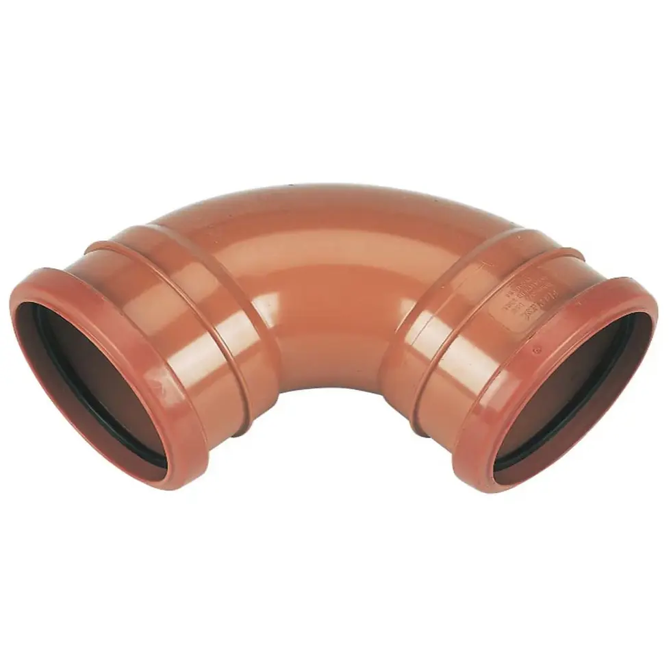 FloPlast 110mm 87.5° Double Socket Bend – UGB875