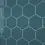 Thumbnail: Reco Hexagon Wall Panels – Teal Blue with White Grout – 160×185 mm Hex Tile Effect