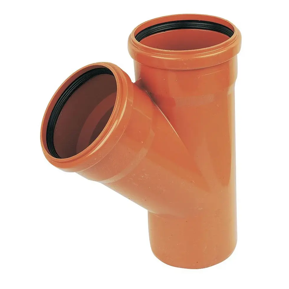 FloPlast 110mm 45° Double Socket Junction – UGJDS45