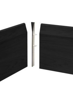 Chamferred internal skirting board corner