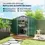 Thumbnail: Outsunny 7ft x 4ft Metal Garden Shed – Green Composition