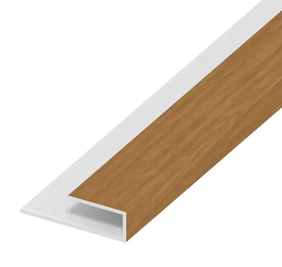 Thumbnail: Eurocell Irish Oak 25mm Soffit Starter Trim x 5m(J Trim)