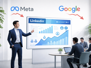 LinkedIn vs Meta Ads y Google Ads: por qué el ROI de LinkedIn para empresas B2B es superior
