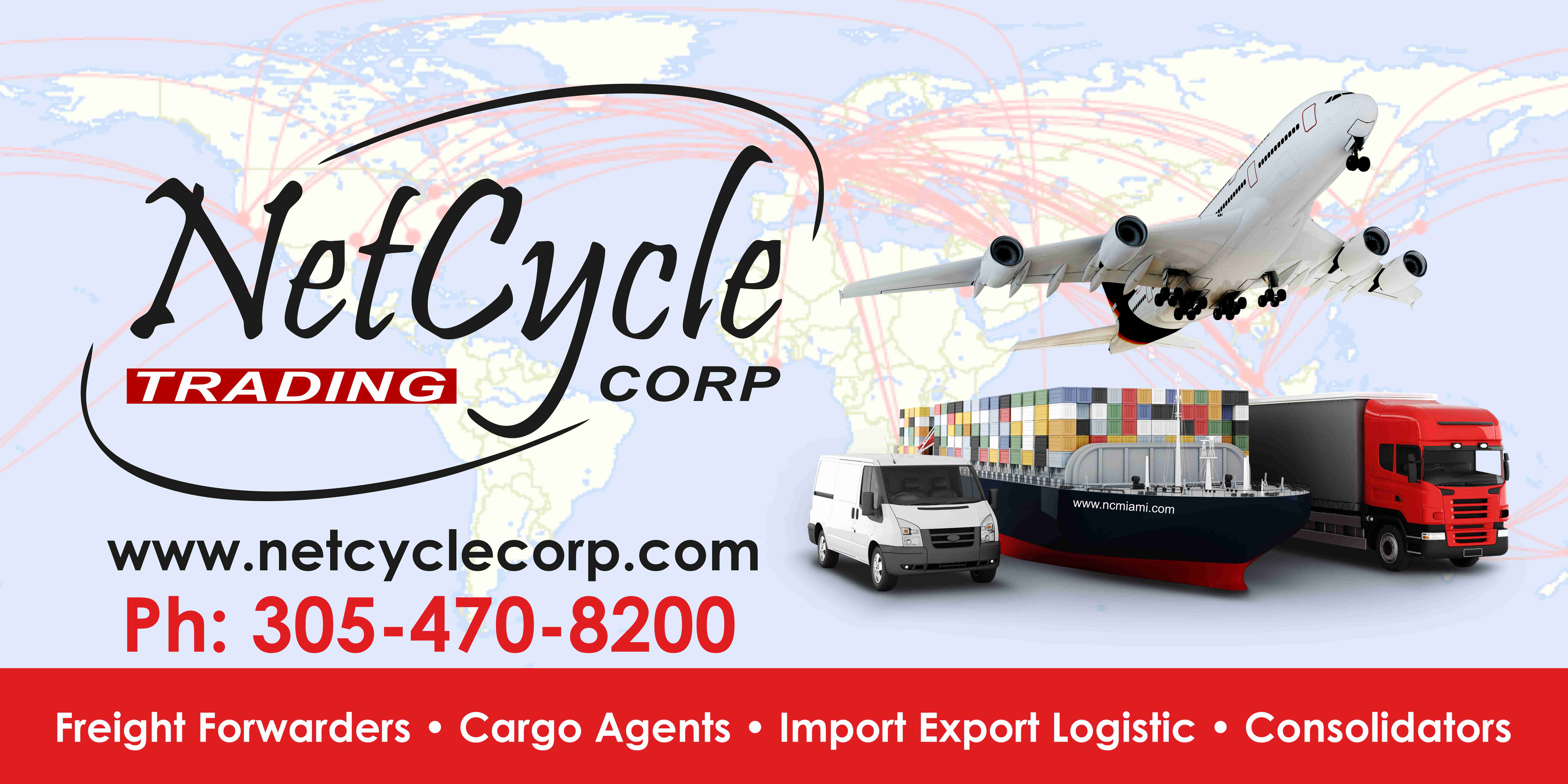 Netcycle Trading Corp Cargo & Freight Company Miami United States