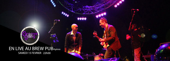 GROOVE GANG en concert au BREW PUB