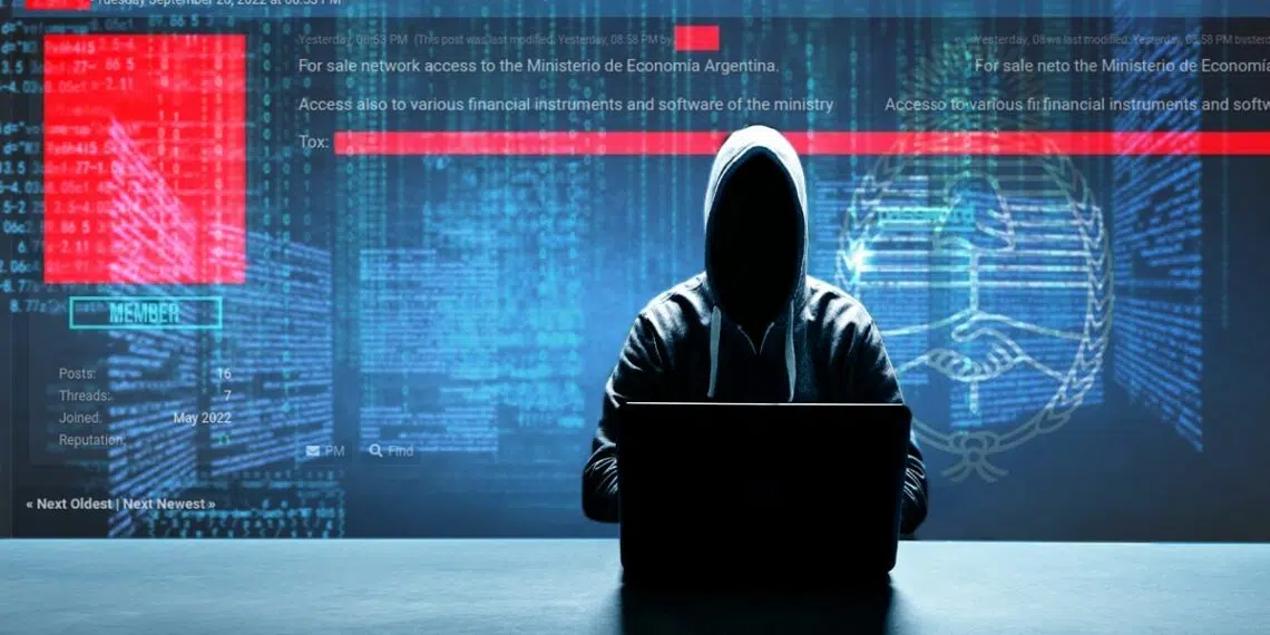 Hacker afirma tener información confidencial de ministerio de Argentina y la vende