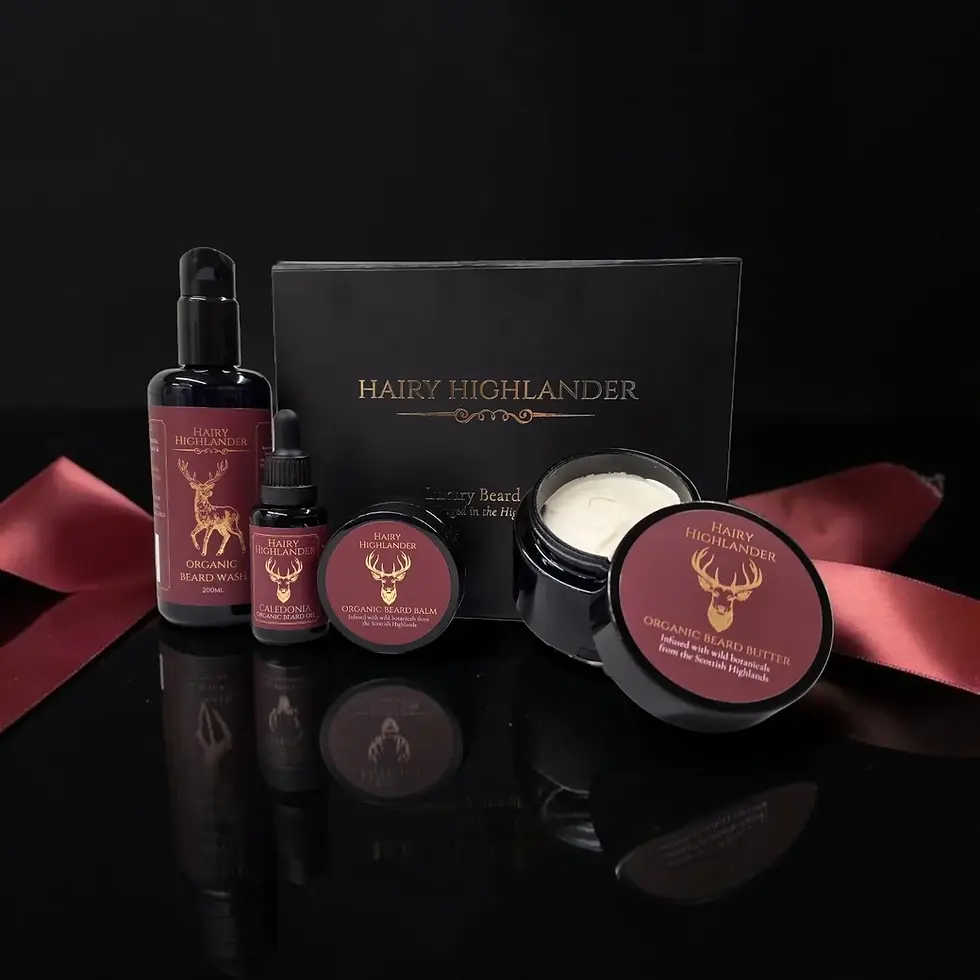 Thumbnail: Luxury Highland Beard Care Gift Set - Oil, Balm, Butter & Wash