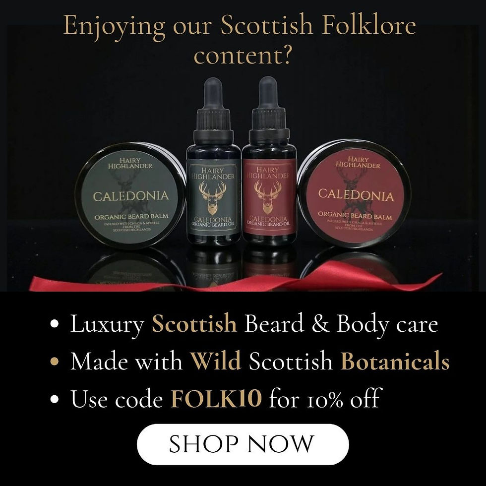 Hairy Highlander's natural beard oil promotion