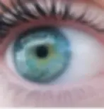 Beautiful eye with gold ring. The Celtic eye / witch's eye