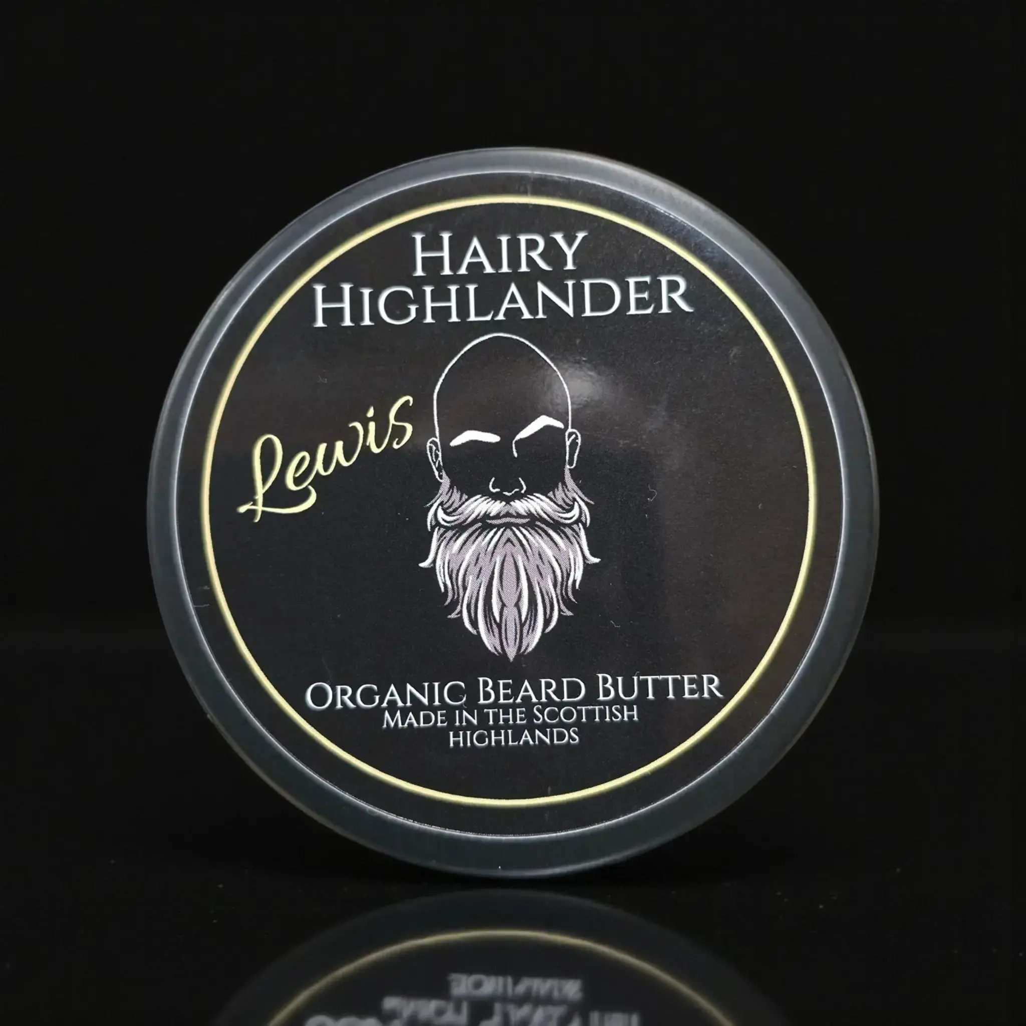 Lewis beard butter by Hairy Highlander. Ylang-ylang, bergamot, & pink grapefruit. Whipped to perfection