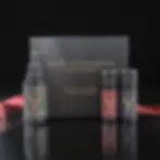 Luxury Beard Care Gift Set wrapped for Christmas - Natural Beard Oils infused with chaga and bog myrtle