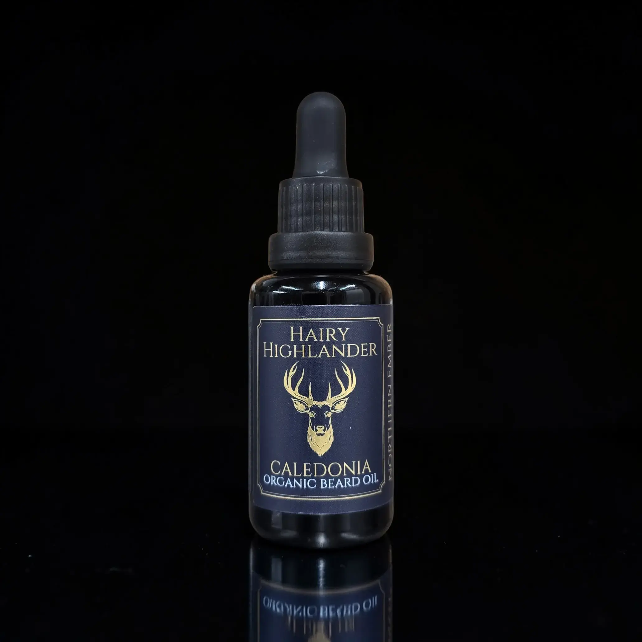 Hairy Highlander's Organic Beard Oil Northern Ember 30ml. Infused with wild Chaga