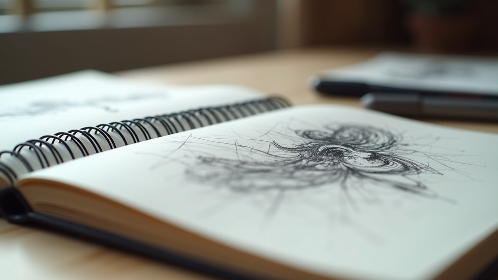 Behind the Scenes: Sketches and Artistic Process
