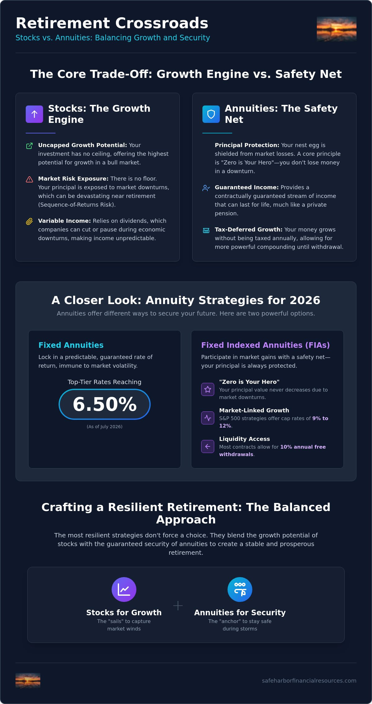 Annuities vs stocks for retirement