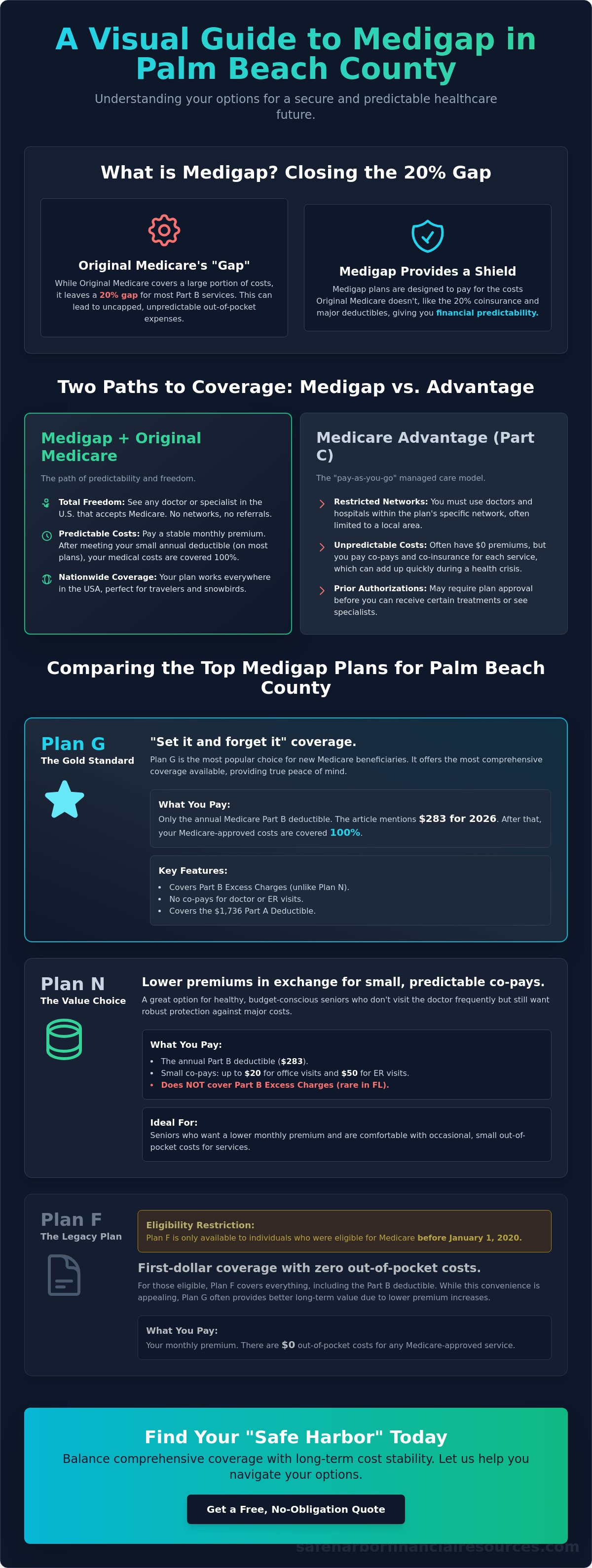 Compare Medicare supplement plans Palm Beach County