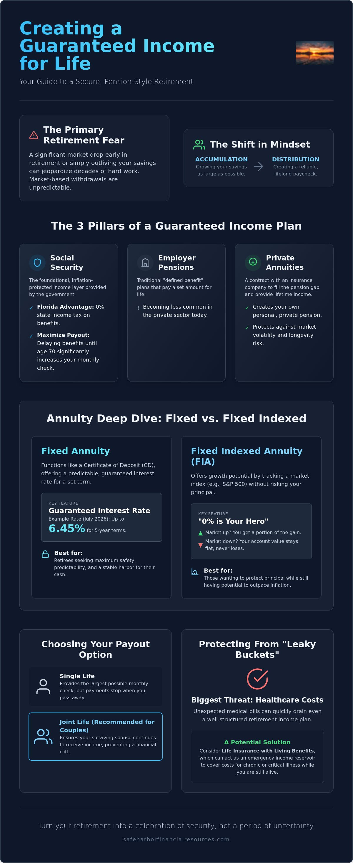 How to create a guaranteed income stream for life