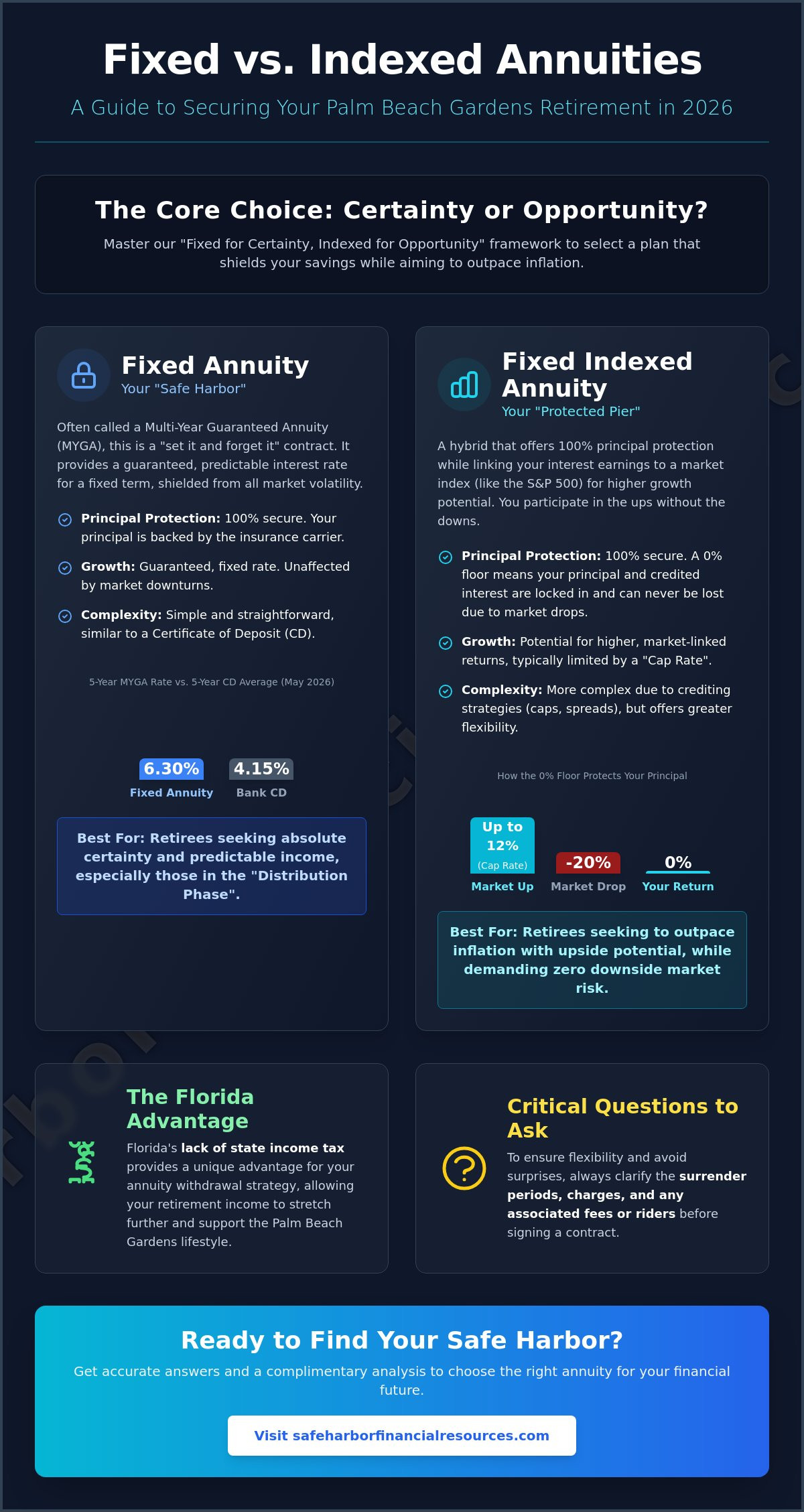 How does an indexed annuity differ from a fixed annuity
