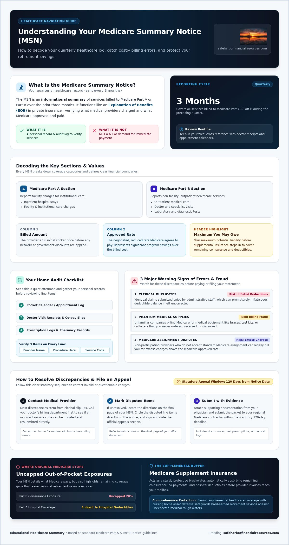 Understanding your Medicare summary notice