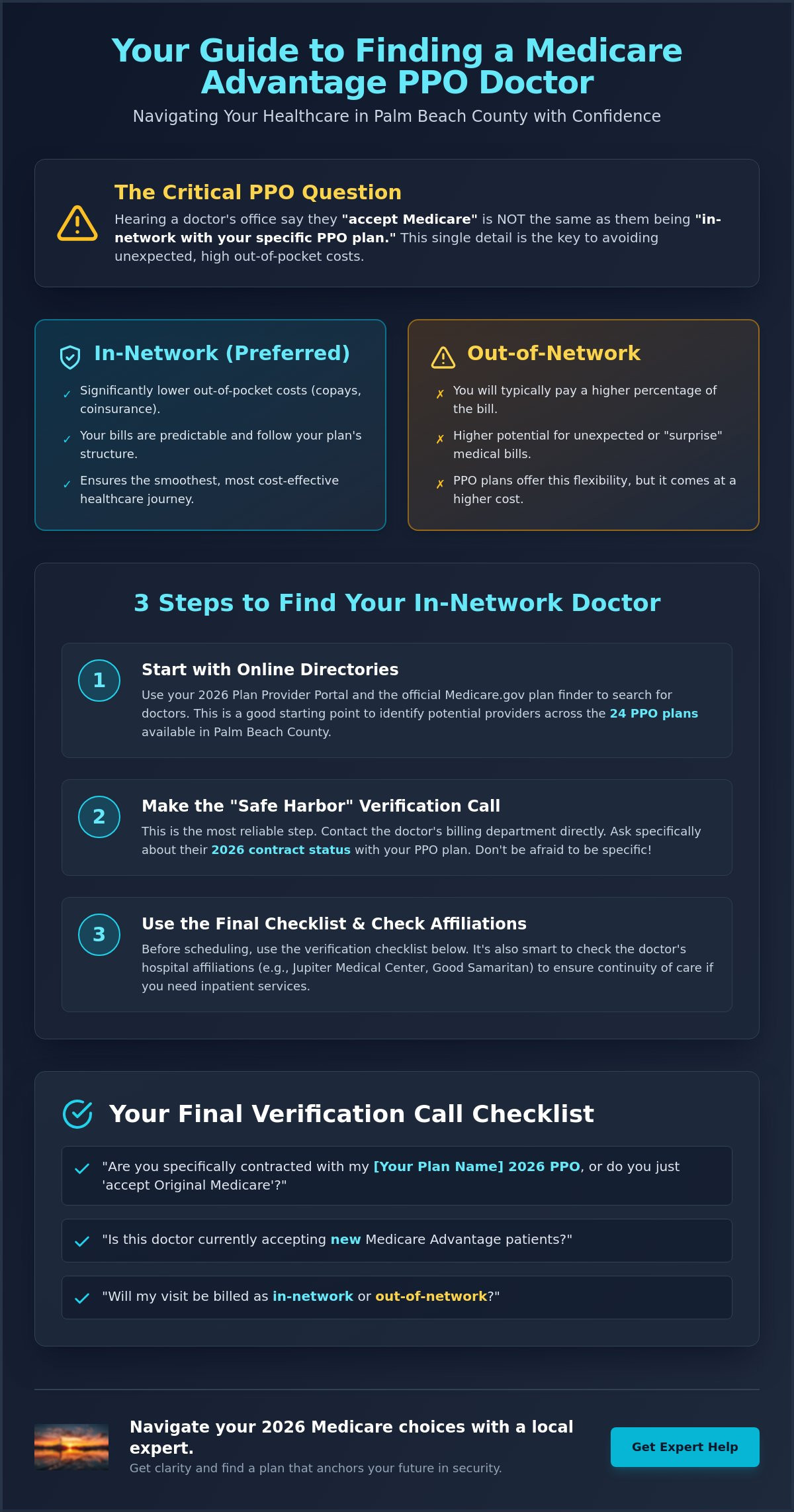 Find a doctor who accepts Medicare Advantage PPO Palm Beach