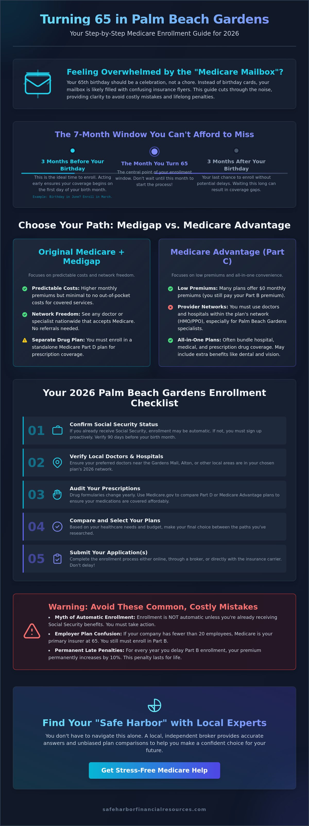 Turning 65 medicare help Palm Beach Gardens
