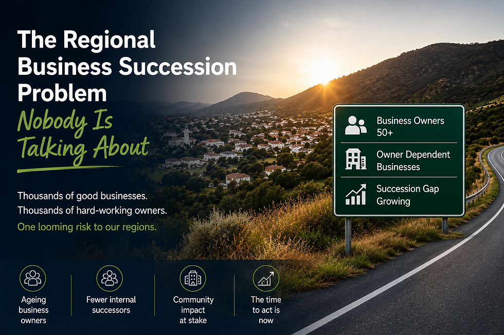 The Regional Business Succession Problem Nobody Is Talking About