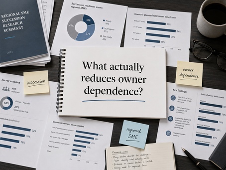 Why So Little Real Research Exists on Regional SME Succession, And What That Gap is Costing Business Owners