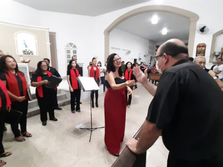 Apresentação Sacra na Paroquia de Santa Luzia