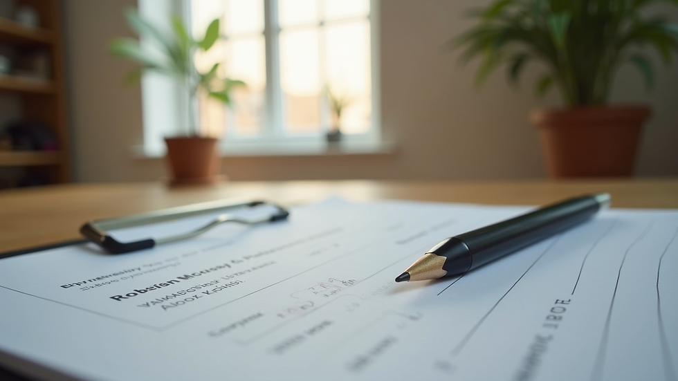 Eye-level view of a rental property check-in report with detailed notes and photographs