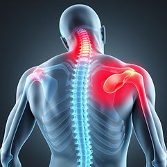 Person with shoulder pain