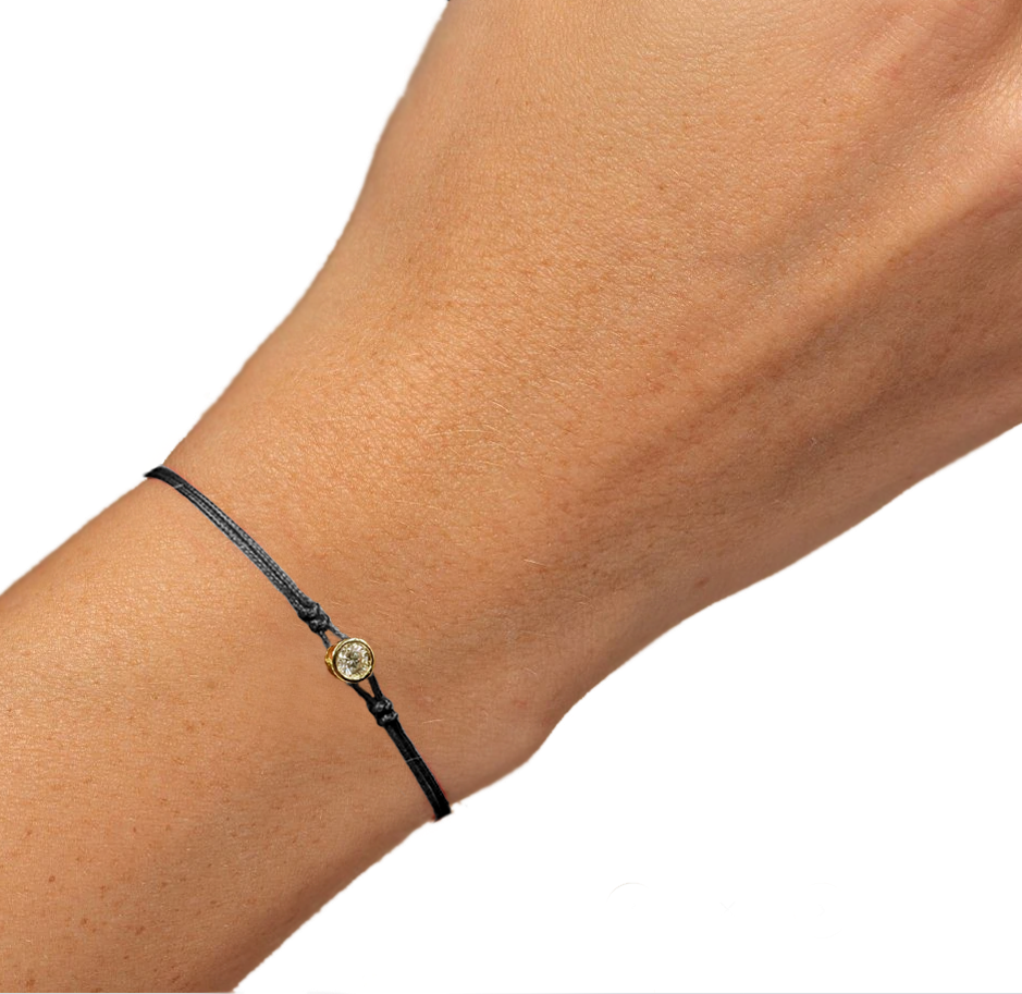 Thumbnail: Moissanite Yoga Bracelet / Anklet