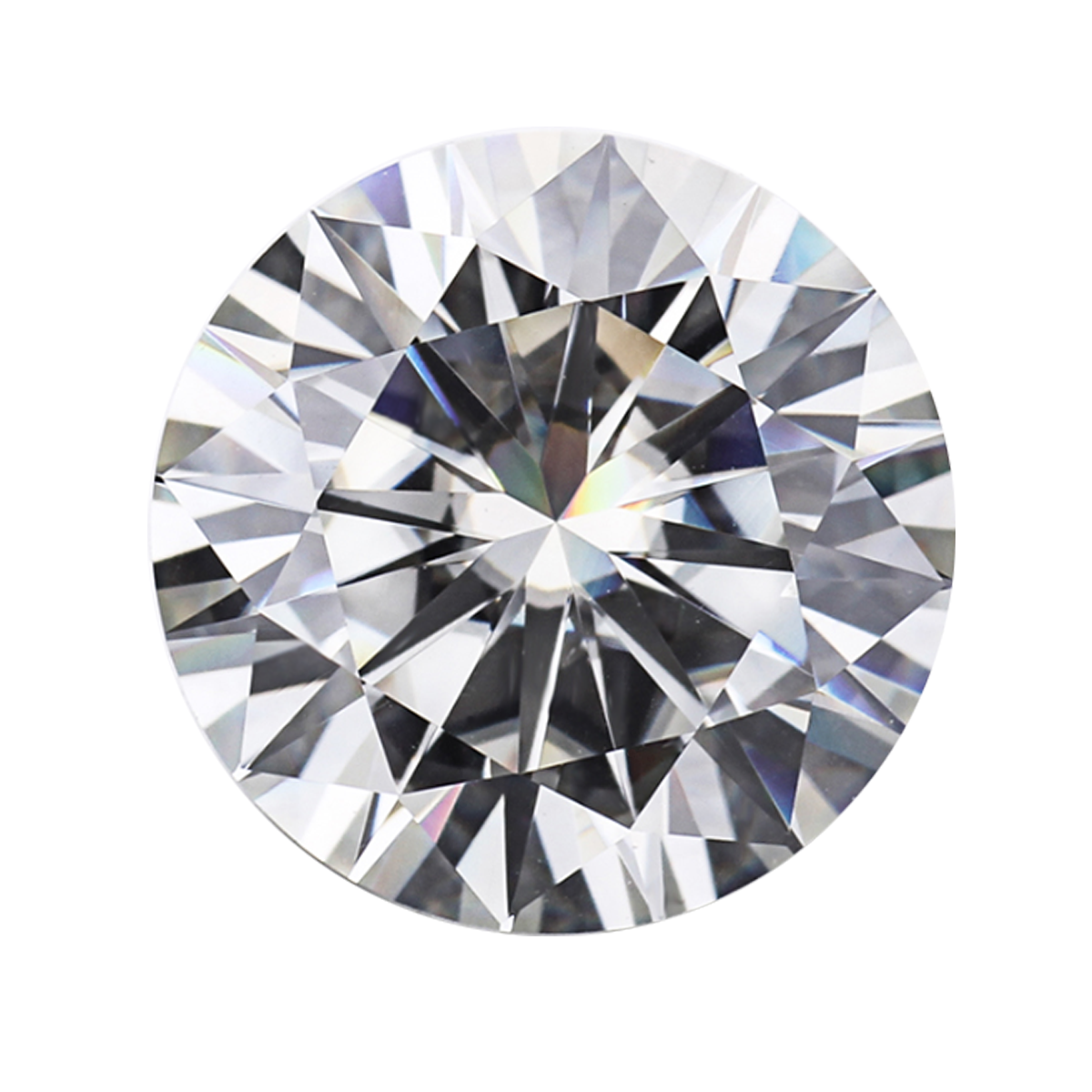 Premium GHI/VVS1 Near Colorless Round Brilliant Cut Moissanite Loose