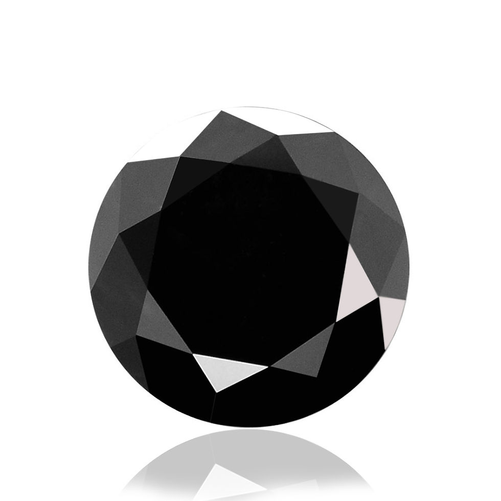 6mm Premium Obsidian Black Moissanite Cushion Cut Loose